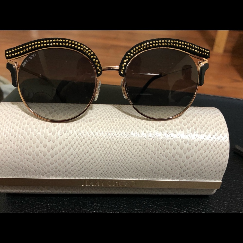 WOMENS JIMMY CHOO CATEYE SUNGLASSES - Picture 2 of 8